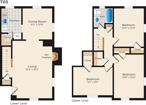 a floor plan of a living room and a dining room